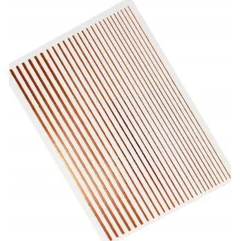 Přípravek na nehty Samolepicí pásky na nehty MIEDZIANY