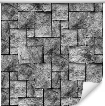 Fototapeta Omyvatelná tapeta v roli – imitace kamene, 3D cihly