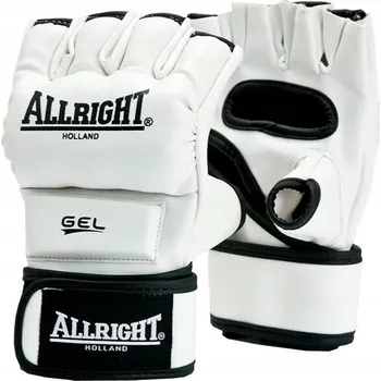 Rukavice MMA rukavice Allright Gel bílé kožené XXL