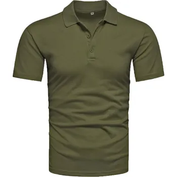 Pánské tričko Recea Pánské tričko s límečkem Gnoth khaki XXL