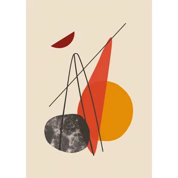 Plakát Plakát Harmonická Forma bez rámu 21 x 29,7 cm