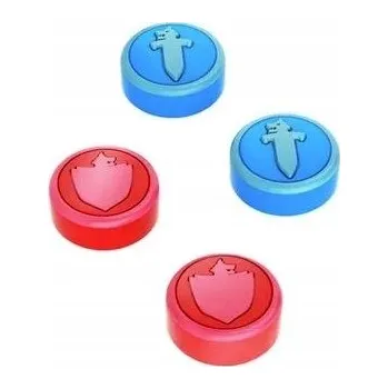 Herní konzole 4x GUMOVÉ NÁVLEKY PRO NINTENDO SWITCH NS OLED POKEMON SWORD&SHIELD - 4 ks