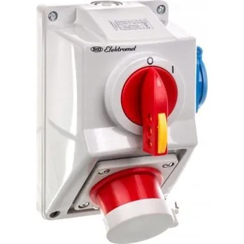 Elektrická zásuvka Elektrická Zásuvka nástěnná Elektromet šedá