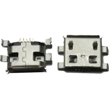 Elektrická zásuvka Mikro USB zásuvka 4 piny do stran, 5-SMD