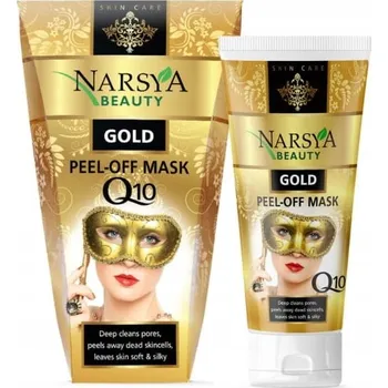 Pleťová maska Zlatá slupovací maska na obličej s Q10 a bavlnou 100 ml