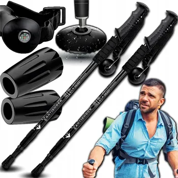 Trekingová hůl HŮLKY NA NORDIC WALKING trekingové hole MEGA POHODLNÉ sada 2ks