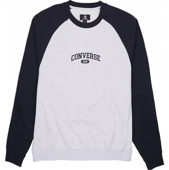 Pánská mikina Pánská mikina Converse Retro Chuck Raglan Crew 10027641-A03 XL