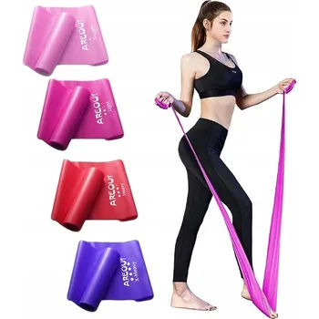 Náramek Fitness náramek s odporovou gumou a návodem k použití. Cvičební náramek