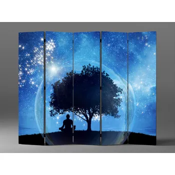 Paraván Paraván vesmírná meditace Rozměr: 225 x 180 cm