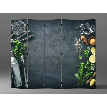 Paraván Paraván mojito ingredience Rozměr: 225 x 180 cm