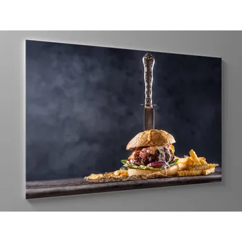 Obraz Obraz hamburger Rozměr: 60 x 40 cm