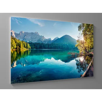 Obraz Obraz jezero v horách Rozměr: 60 x 40 cm