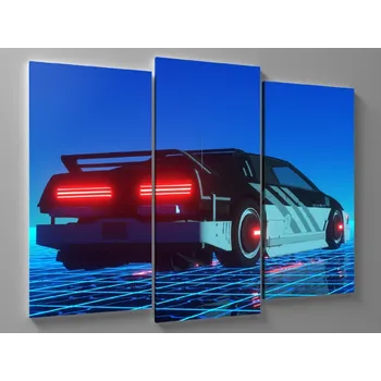 Obraz Obraz retro delorean Rozměr: 60 x 40 cm