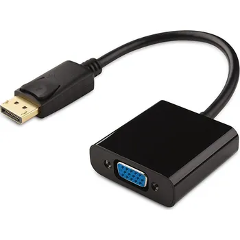 Video kabel Lanberg AD-0002-BK DisplayPort - D-Sub (VGA) adaptér 20 cm