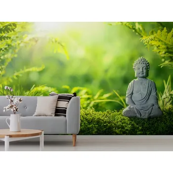 Tapeta Tapeta socha buddhy v přírodě