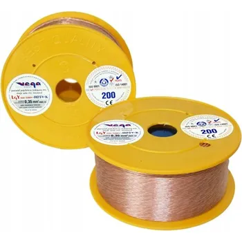 elektrický kabel Elektrický vodič LgY 1x0,35 mm² 200 m transparentní (průhledný)