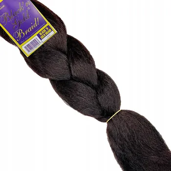 Příčesek Syntetické vlasy na copánky, prodlužování, dredy, lehké BNG #1b/33