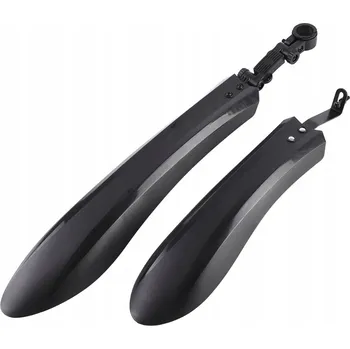 Blatník na kolo 2X Nastavitelné blatníky na kolo Černé