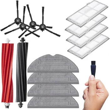 Sada příslušenství pro robotický vysavač Sada filtrů, válečků, kartáčů a mopů pro robotické vysavače Roborock S8, S8 Plus, S8 MaxV