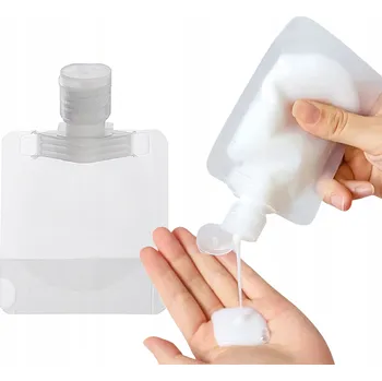 Kosmetická taška Cestovní kosmetická taštička z polypropylenu, voděodolná, 100 ml, průhledná