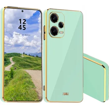Pouzdro na mobilní telefon Zadní Kryt RCBR pro Xiaomi Redmi Note 12 Pro plus 5G GLAMOUR COLOR CASE tyrkysová