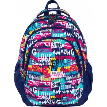 Sportovní batoh Školní batoh vícekomorový St.Right, vícebarevný, 23 l