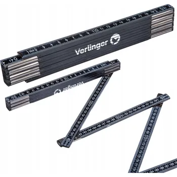 metr Dřevěný skládací metr 2 m Verlinger