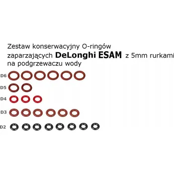 Vrták Sada O-kroužků pro kávovary DeLonghi ESAM