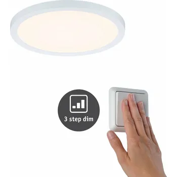 Koupelnové svítidlo PAULMANN LED vestavné svítidlo Areo VariFit IP44 3-krokové-stmívatelné 175mm 13W 3.000K bílá 930.49