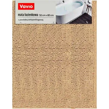 Koupelnová předložka Koupelnová předložka s protiskluzovou vrstvou 50x80 cm, béžová 1300 GSM