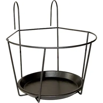 Držák na květináč a truhlík Esschert Design BPH107 černý