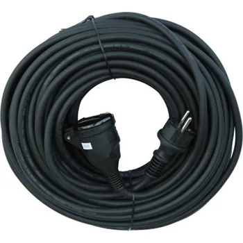 Napájecí kabel Best zahradní Prodlužovací Kabel 40 m 1 ks zásuvek černý