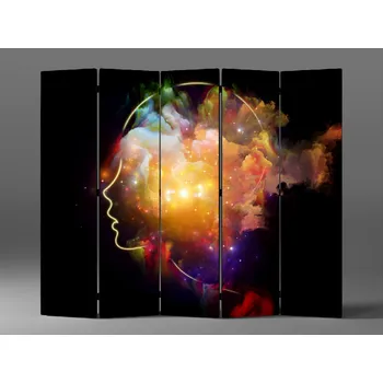 Paraván Abstraktní paraván lidská mysl Rozměr: 225 x 180 cm