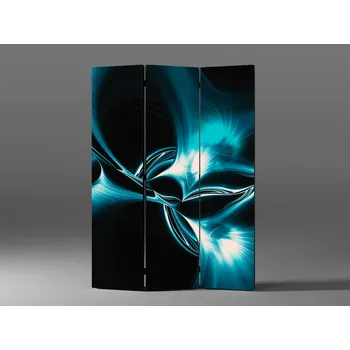 Paraván 3D paraván černomodrá abstrakce z vesmíru Rozměr: 135 x 180 cm
