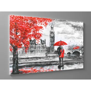 Obraz Romantický londýn olejomalba Rozměr: 60 x 40 cm