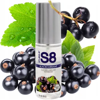 Lubrikační gel Lubrikační gel na vodní bázi s příchutí černého rybízu pro sex a masturbaci 50 ml