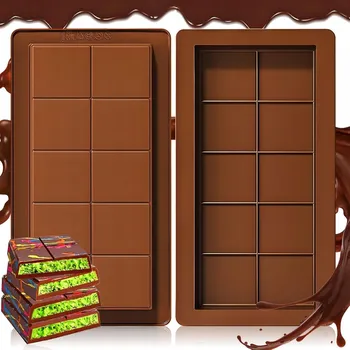 Forma na pečení 2 x Silikonová forma na čokoládu Dubajská čokoláda 22x10 cm velká XXL