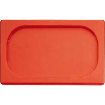 Sambonet Paderno Industrie VÍKO GN 1/1 POLYPROPYLENOVÉ ČERVENÉ