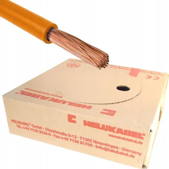 elektrický kabel Kabel H07V-K 1,5mm2 ORANŽOVÝ 100 m