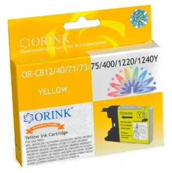 Žlutá inkoustová kazeta Orink pro tiskárny Brother