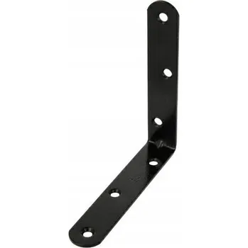 Tesařské kování Úhelník spojovací stavební ocelový Černý 100x100x19mm