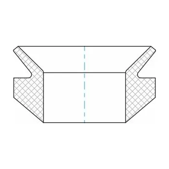 Automobilové těsnění V-kroužek VS 70 NBR Rubena