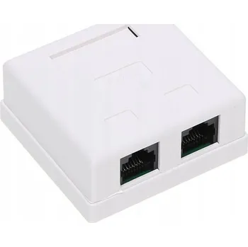 Elektrická zásuvka Internetová zásuvka do zdi Genway bílá