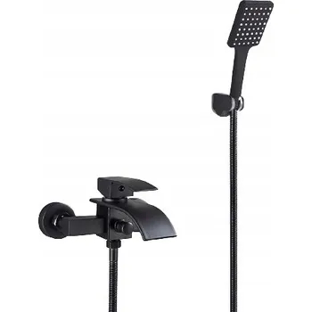 Vodovodní baterie Nástěnná vanová baterie Arizone M2 černá