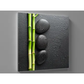 Obraz Obraz zen kameny a bambus Rozměr: 40 x 40 cm