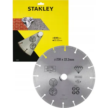 Řezný kotouč Stanley Diamantový kotouč segmentový na beton/cihly 230x22,2mm