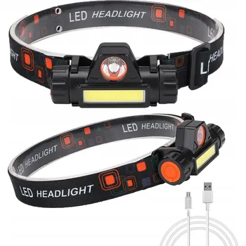 Čelovka Čelovka LED Čelová Svítilna Vodotěsná s Magnetem Nastavitelný Pásek XPECOB