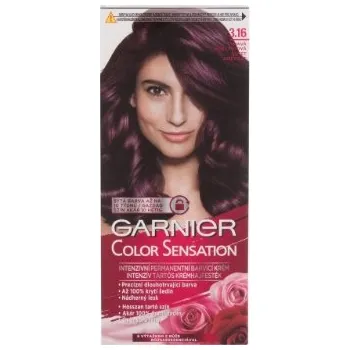Barva na vlasy Garnier Color Sensation barvicí krém na vlasy 3.16 Hluboký Ametyst