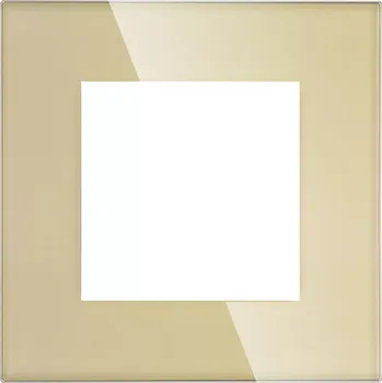 Elektrická zásuvka DC Smart Home s jedním Rámeček zlatý