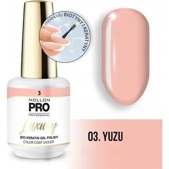 Přípravek na nehty 03. YUZU - Profesionální hybridní lak s konzistencí UV/LED gelu Luxury